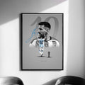 Lionel Messi No. 10 Framed Wall Art