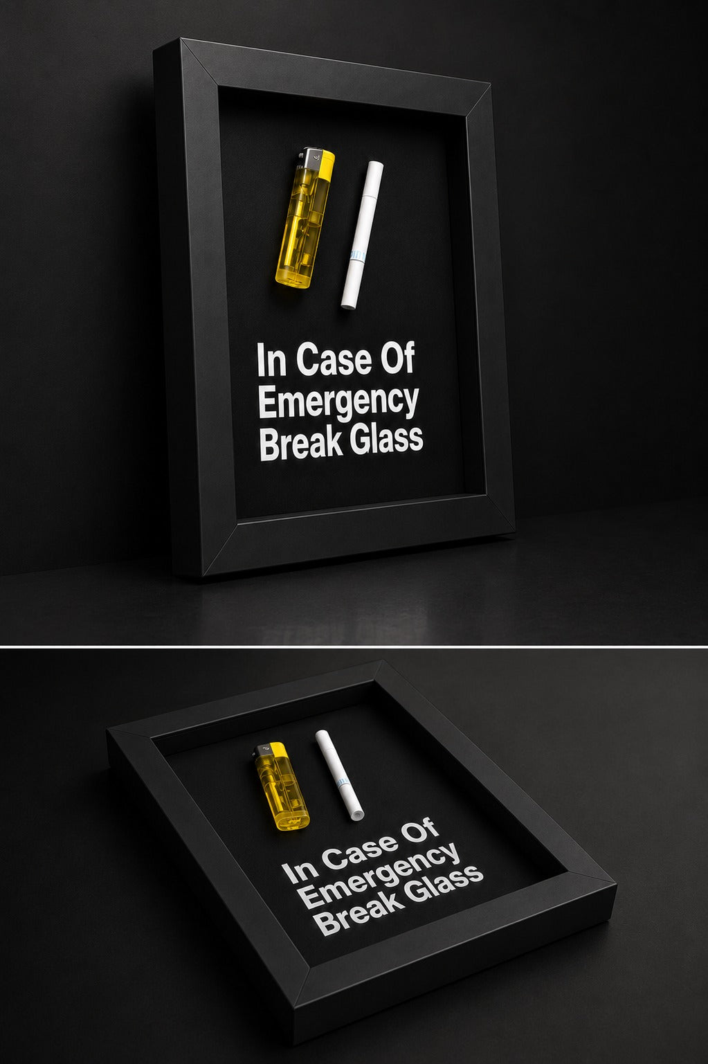 Emergency Break Glass Wall Art