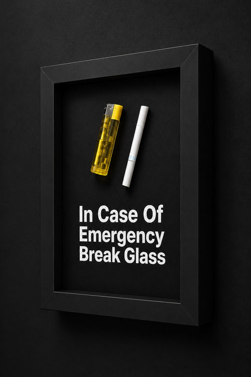 Emergency Break Glass Wall Art